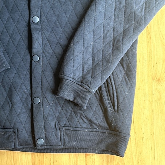 Sovereign Code LA Blue Quilted button up sweatshirt Size M - Picture 4 of 7